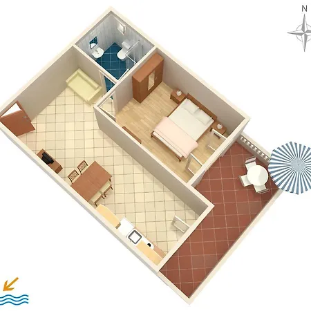 Family Friendly Seaside Apartments Vrsi - Mulo, Zadar - 6155