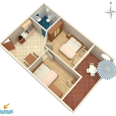 Family Friendly Seaside - Mulo, Zadar - 6155